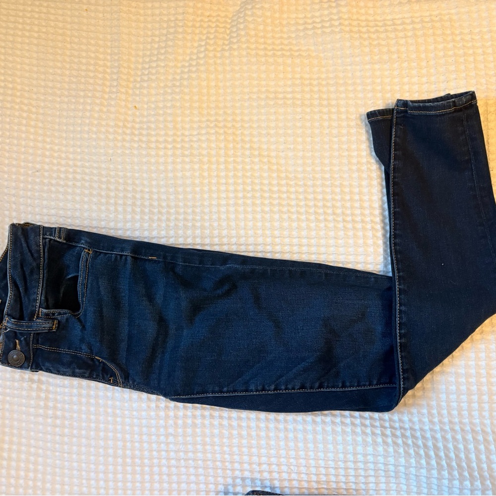 American Eagle Outfitters Women's Dark Blue Skinny Jeans - Picture 3 of 3